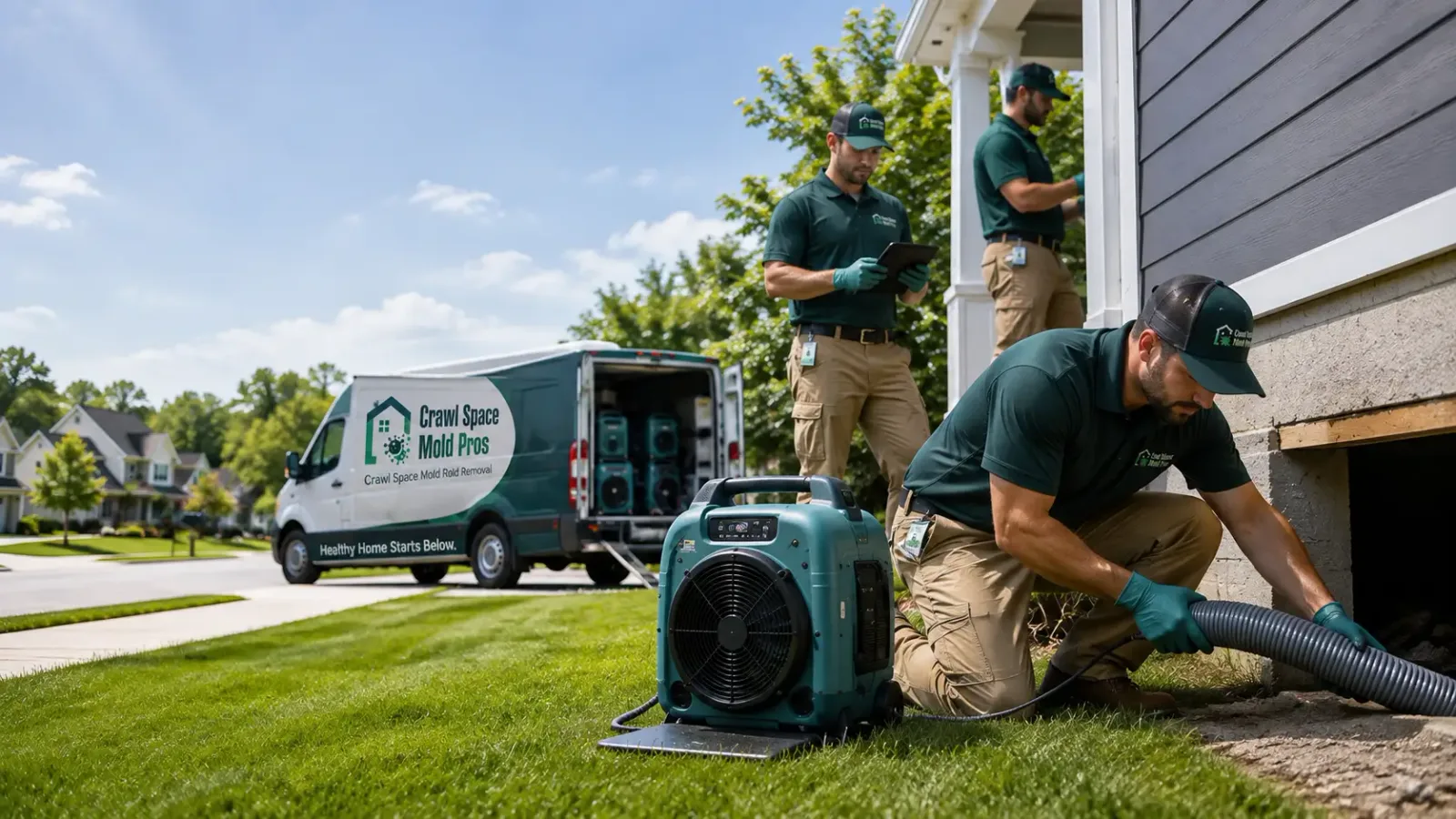 Crawl Space Mold Removal in Bartlett, NE